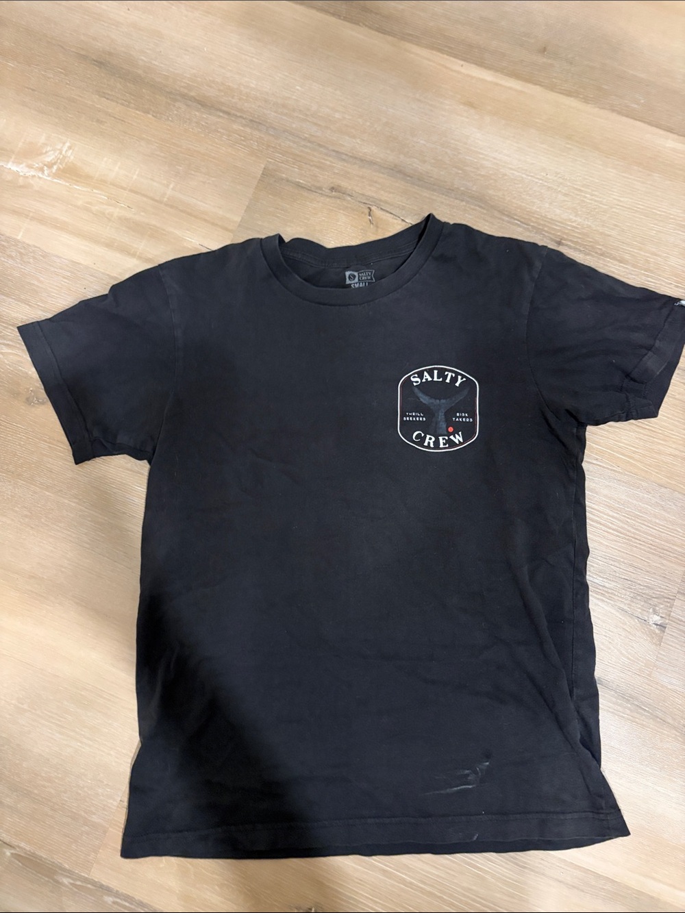 Salty Crew Black Short Sleeve Logo Tee